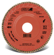 CGW Abrasives 42945 - Plastic Backing Flap Discs