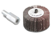 CGW Abrasives 40008 - Aluminum Oxide Flap Wheels, 1/4-20" Shank