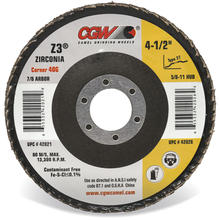 CGW Abrasives 42027 - Z3 Corner Flap Discs