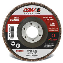 CGW Abrasives 42411 - eXtreme C3 Ceramic Flap Discs
