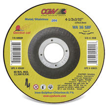 CGW Abrasives 45025 - Thin Reinforced Cut-Off Wheels