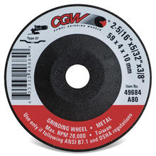 CGW Abrasives 49683 - Mini Depressed Center Grinding Wheels