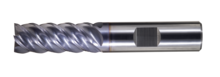 Greenfield C80422 - 5-Flute High-Performance End Mill for Steel