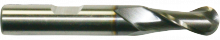 Greenfield C32757 - Cobalt Single End 2-Flute Center Cutting Ball Nose Finisher