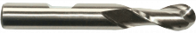 Greenfield C42645 - Cobalt Single End 2-Flute Center Cutting Ball Nose Finisher