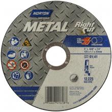 Saint-Gobain Abrasives Inc. 7660701618 - 125 mm x 1 mm x 7/8 In. Metal RightCut Cut-Off Wheel 60 Q T01/41