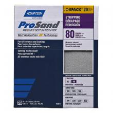 Saint-Gobain Abrasives Inc. 7660768174 - 9 x 11 In. ProSand Paper Sheet P80 Grit A259PS AO