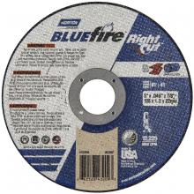 Saint-Gobain Abrasives Inc. 66252843209 - 5 x 1/16 x 7/8 In. BlueFire RightCut Cut-Off Wheel 36 Q T01/41