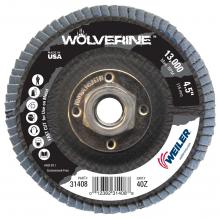 Weiler Abrasives 31408 - Flap Disc - Woverine