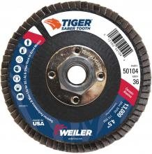 Weiler Abrasives 50104 - Flap Disc - Tiger Ceramic