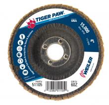Weiler Abrasives 51105 - Flap Disc - Tiger Paw