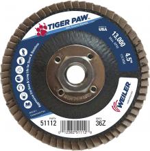 Weiler Abrasives 51112 - Flap Disc - Tiger Paw