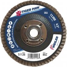 Weiler Abrasives 51126 - Flap Disc - Tiger Paw