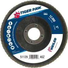 Weiler Abrasives 51129 - Flap Disc - Tiger Paw