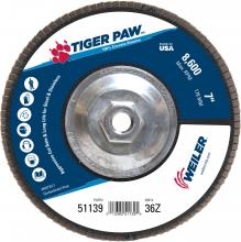 Weiler Abrasives 51139 - Flap Disc - Tiger Paw
