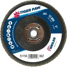 Weiler Abrasives 51154 - Flap Disc - Tiger Paw