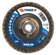 Weiler Abrasives 51204 - Flap Disc - Tiger X