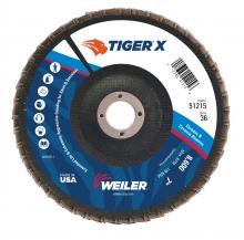 Weiler Abrasives 51215 - Flap Disc - Tiger X