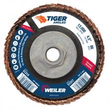 Weiler Abrasives 51317 - Flap Disc - Tiger Angled