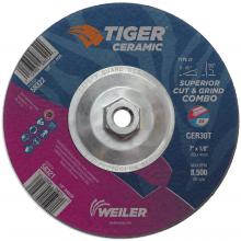 Weiler Abrasives 58322 - Cut/Grind Combo Wheel - Tiger Ceramic