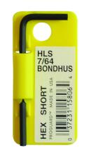 Bondhus 15802 - .050" Hex L-wrench - Short - Tagged & Barcoded