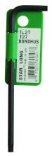 Bondhus 31827 - T27 TorxÂ® L-wrench - Long Arm - Tagged & Barcoded