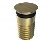 Jergens 5PL23002 - CHIP PLUG, 12MM THD, BRASS WITH O-RING