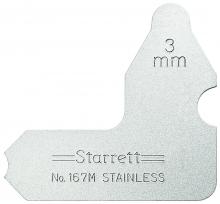 LS Starrett 167M-3 - RADIUS GAGE, 3mm