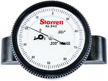 LS Starrett 642Z - DIAL DEPTH GAGE WITH BACK PLUNGER, .001"