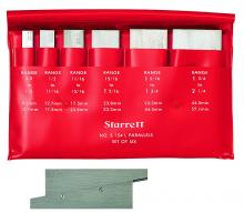 LS Starrett S154LZ - ADJUSTABLE STEEL PARALLELS, SET OF 6